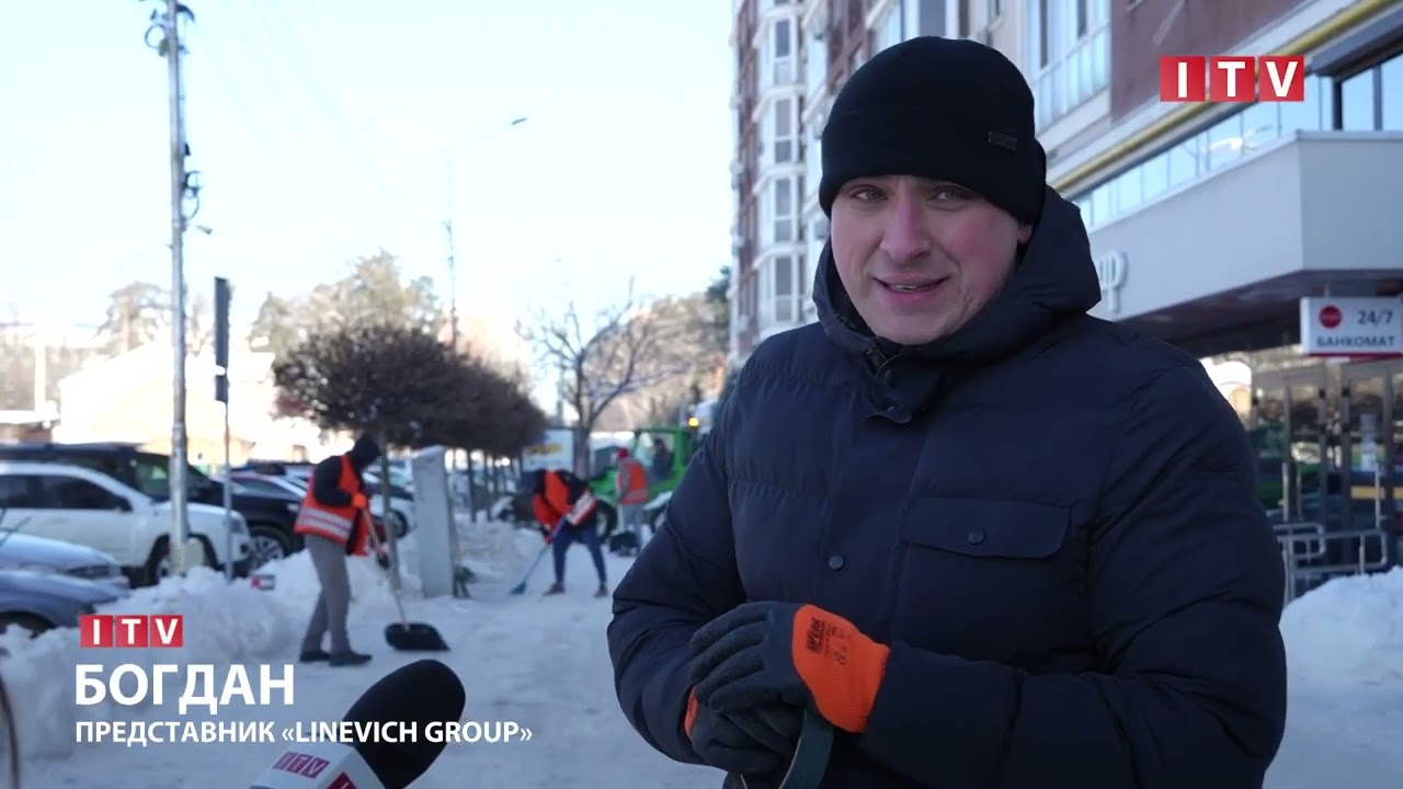 Зимова толока в Ірпені: понад 100 людей і 30 одиниць техніки прибирали сніг