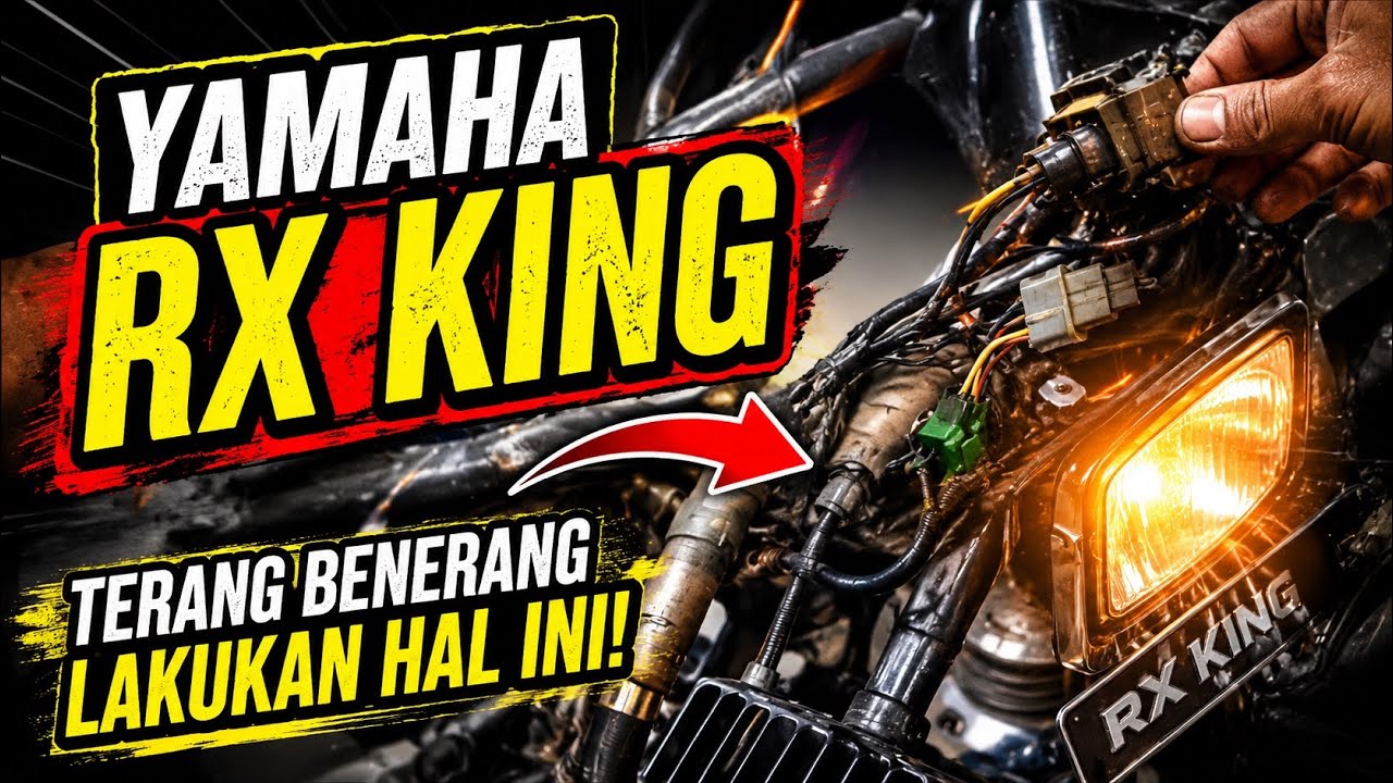 CARA MERUBAH ARUS AC KE DC YAMAHA RX KING