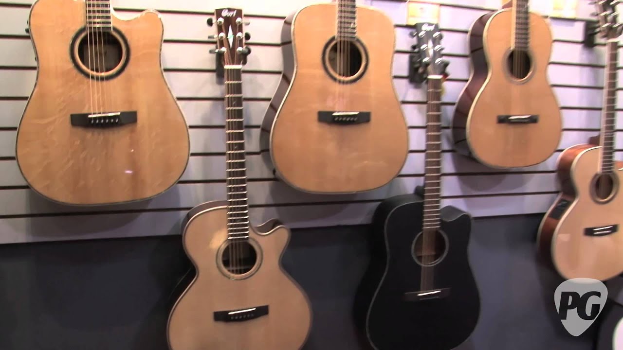 NAMM '12 - Cort Guitars Acoustic Models -- L1200P, Earth 1200, MR 1200, AS-S5