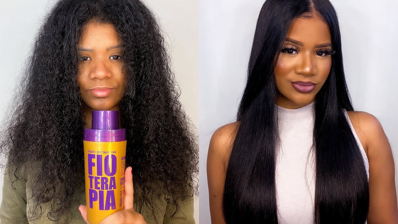 FIOTERAPIA PROGRESSIVA DA EVERK EM CABELO CRESPO😱😱| Por Quézia Priscila
