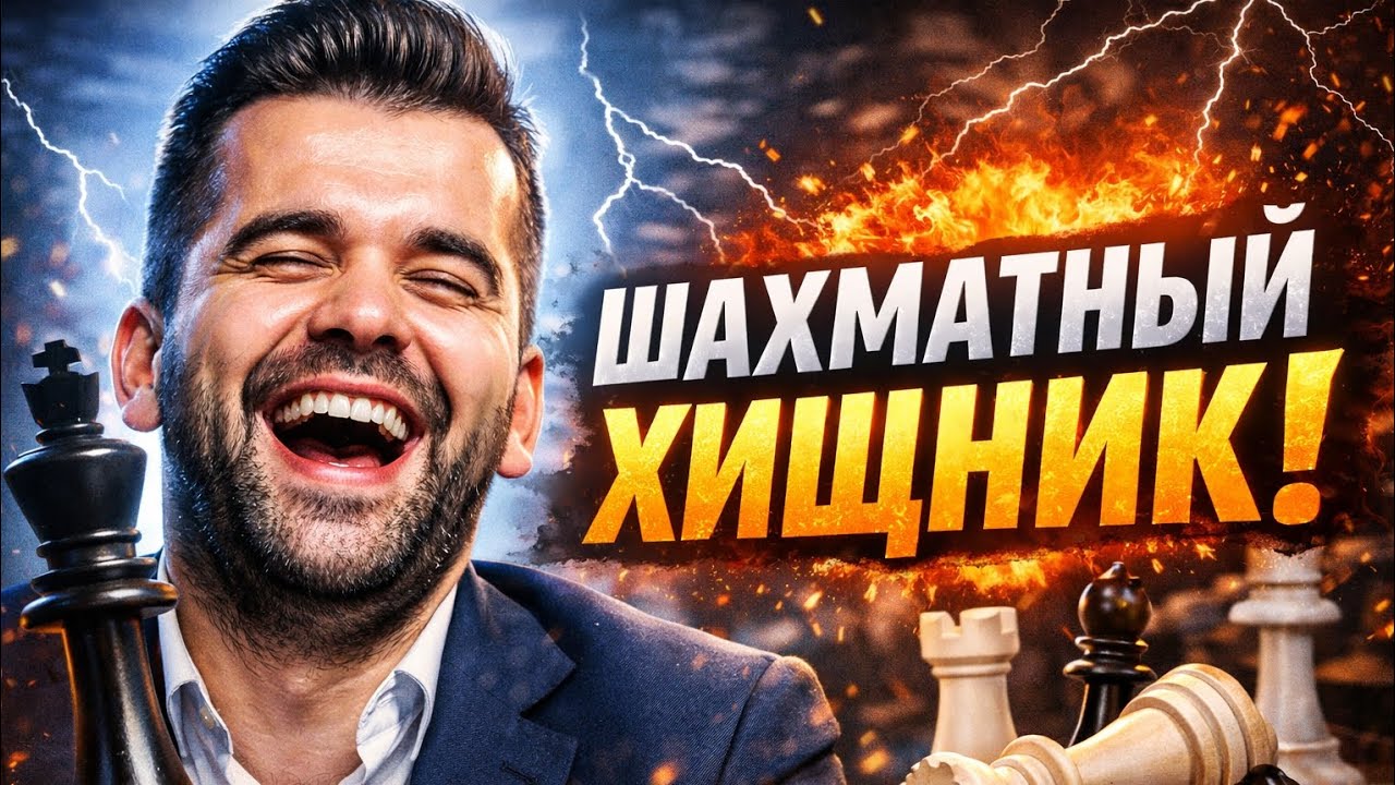 ШАХМАТНЫЙ ХИЩНИК!!! ЯН НЕПОМНЯЩИЙ 