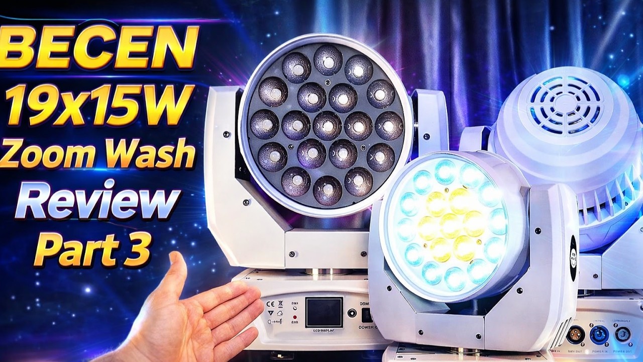 BECEN 19x15W Zoom Wash Review Pt. 3 &mdash; Performance, Power & Final Thoughts