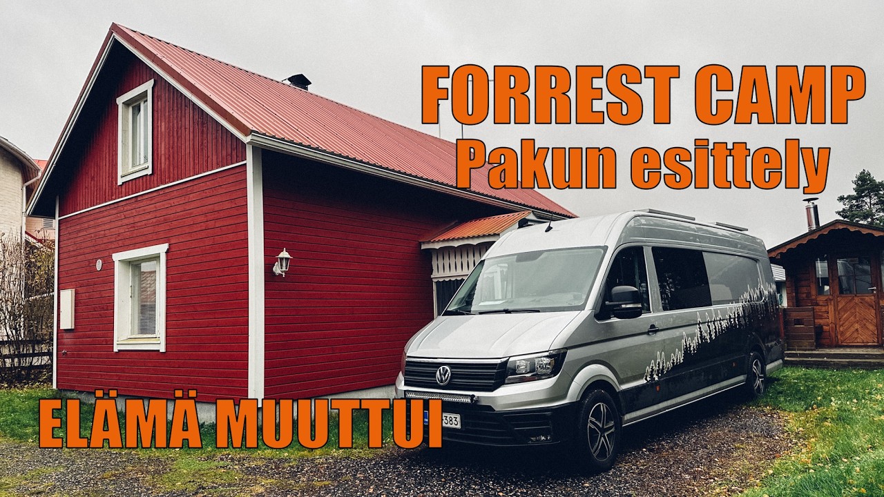 Forrest Camp esittely | Elämä muuttui ISOSTI | VolksWagen Crafter XLWB #vanlife