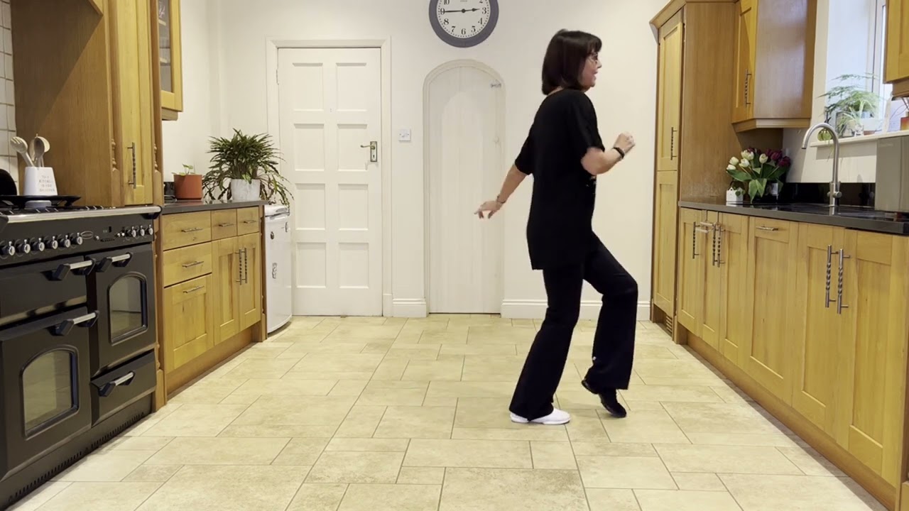 Cross My Heart Line Dance Demo & Practice With Music