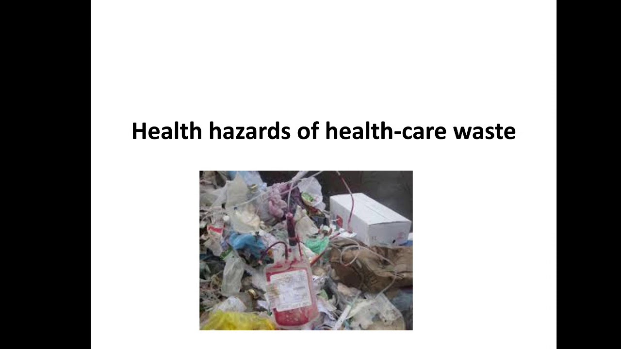 Health hazards of health care waste - chapter 15 Park's Textbook of Preventive and social medicine