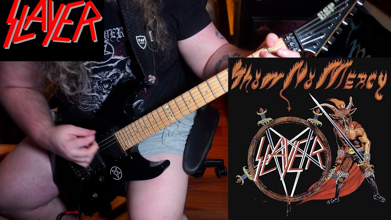 Slayer - Crionics(cover guitar with solo)+ tab in description