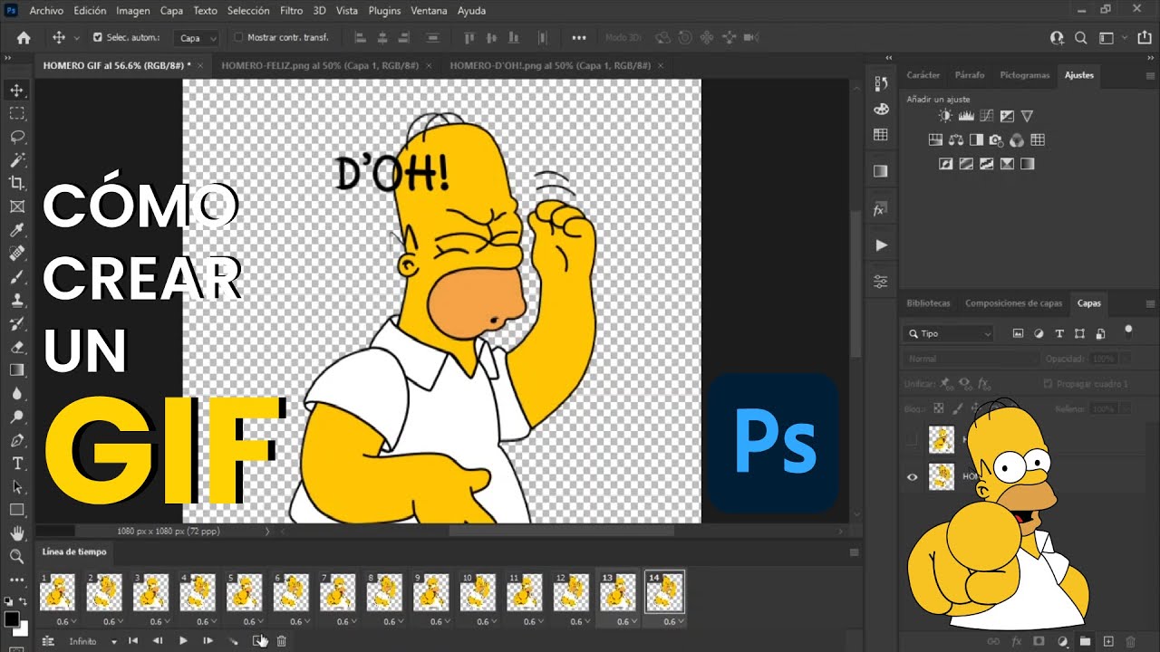 Cómo crear un GIF en Adobe Photoshop | Tutorial
