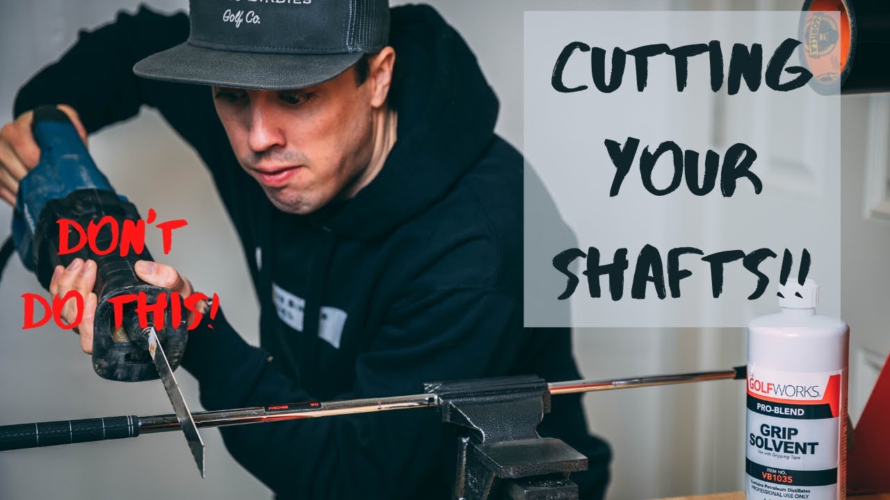 How To CUT Golf Clubs and Regrip Them At Home - Shortening Clubs Made EASY! Golf Pride Grips
