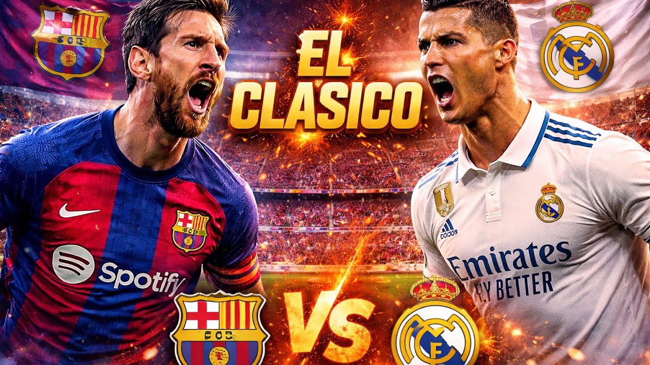 Liv| FC Barcelona 💙❤️🆚 Real Madrid 🤍 | EL CLASICO