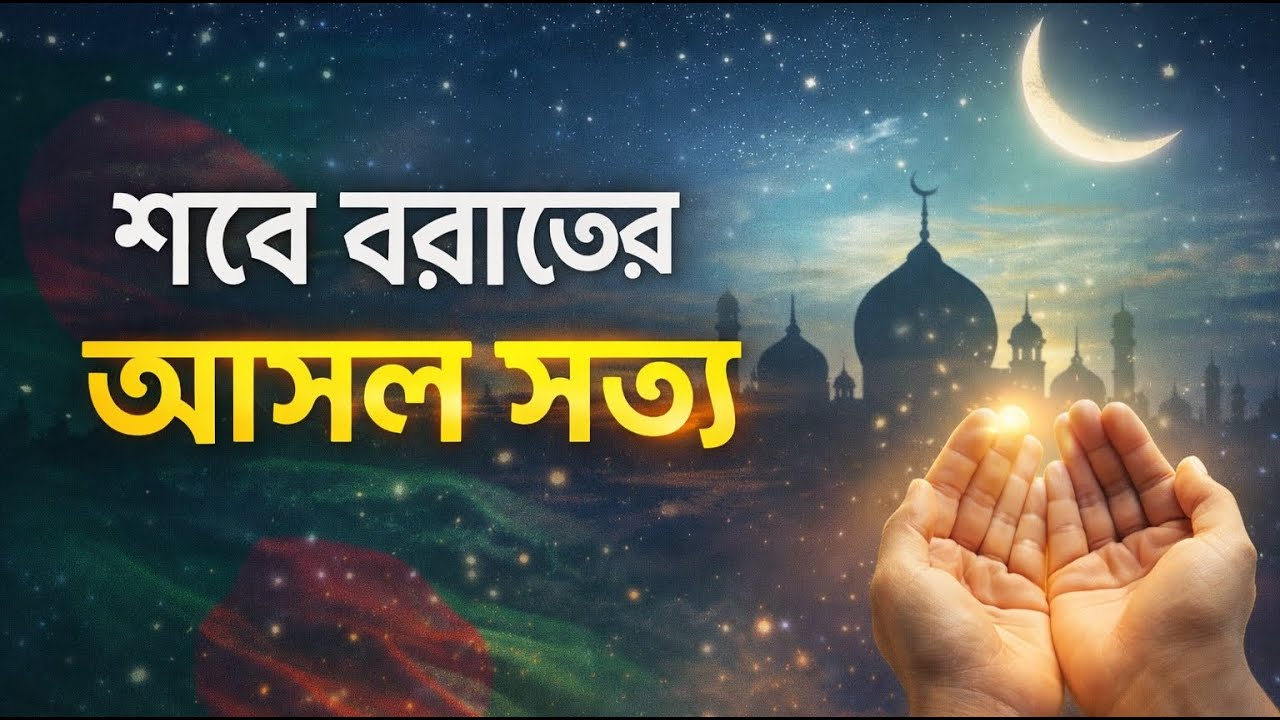“শবে বরাতের আসল ফজিলত ও করণীয় | বিদআত থেকে বাঁচুন | Shab e Barat Bangla Bayan”  শরিয়তের আলোকে