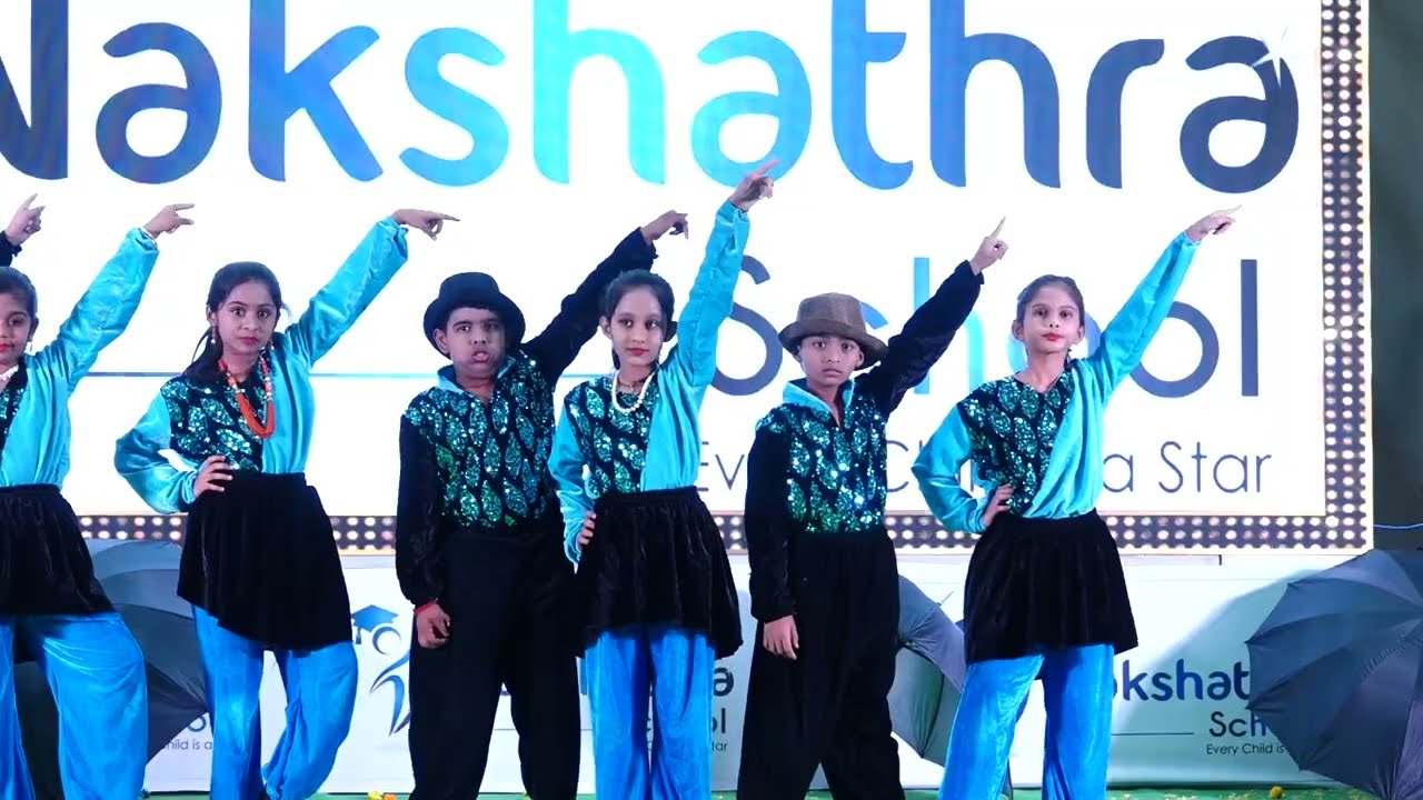 Charlie Chaplin reincarnated by our Grade-4 stars at Nakshathra School Nellore Annual Day 2022-2023