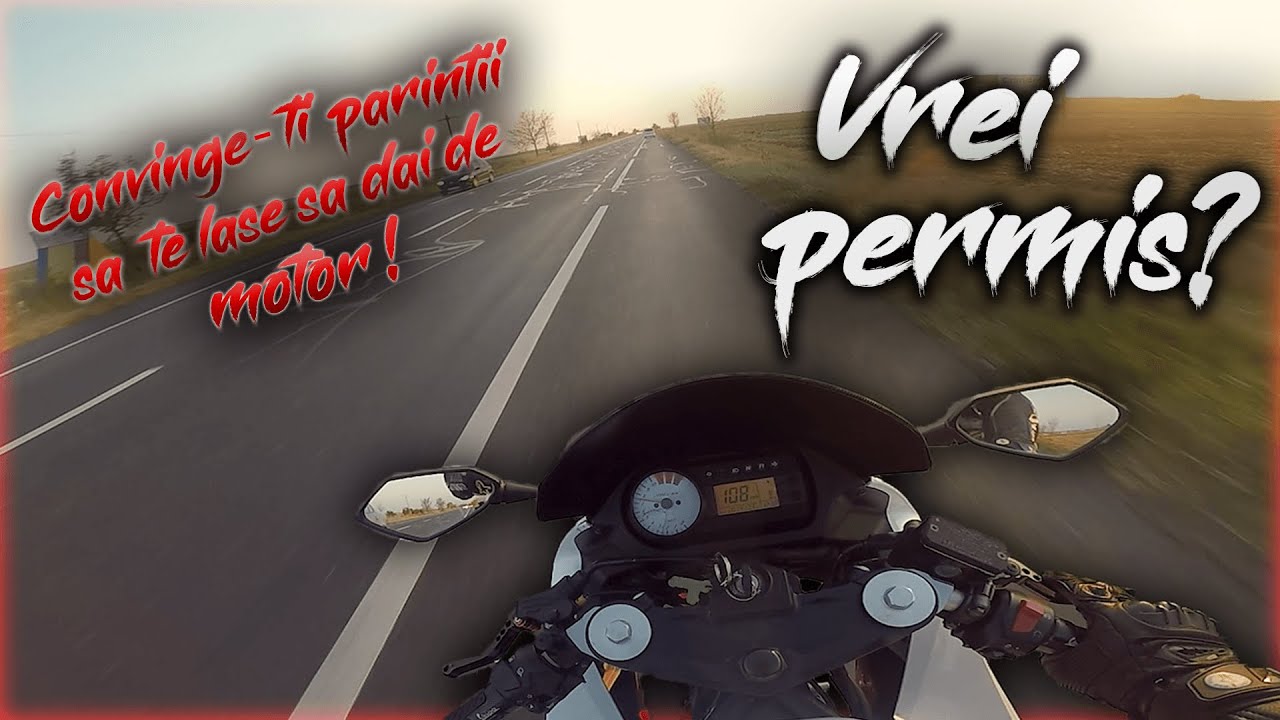 Convinge-ti parintii sa te lase sa dai de permis moto ! - VRMoto