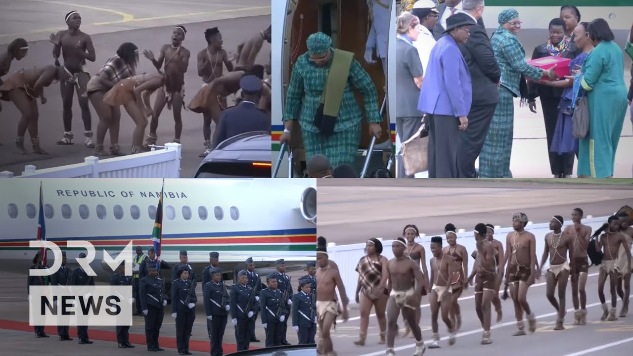 HISTORIC ARRIVAL: Namibia’s President Welcomed in SA With Traditional and Military Honors | AC1N