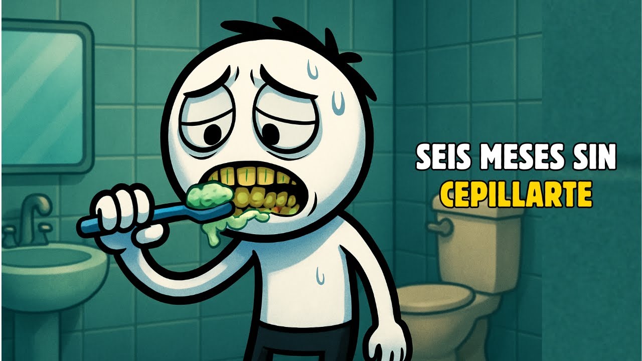 ¿QUÉ PASA SI NO TE CEPILLAS LOS DIENTES POR 6 MESES? (según la ciencia)