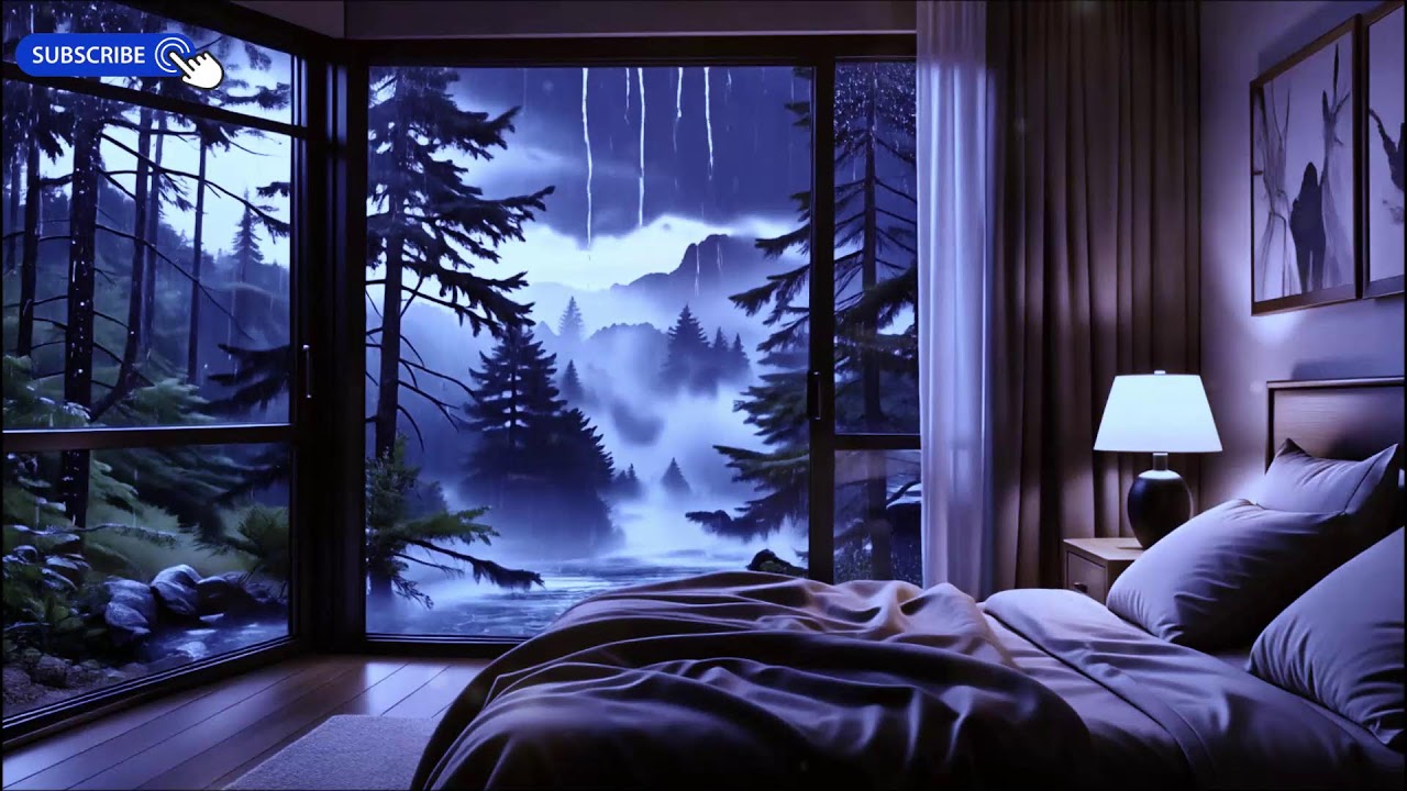 Sleep Music for Insomnia 🌙 Calm Piano & Rain Sounds to Fall Asleep Fast