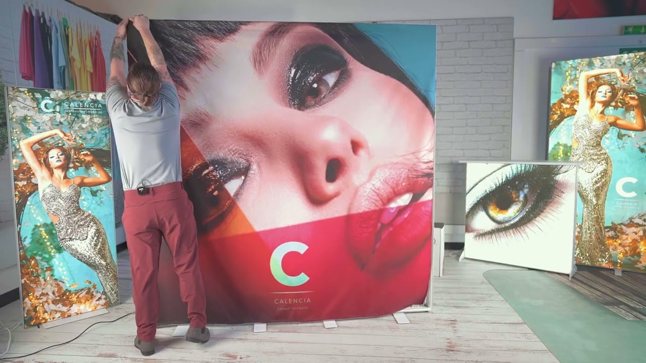 iLLUMiGO 2x2 Freestanding Lightbox Display by Ultima displays