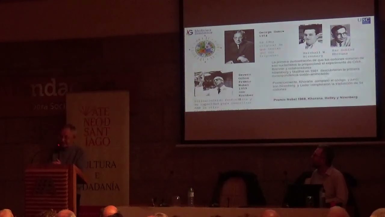 Conferencia «De Mendel aos grandes proxectos xenómicos: Proxecto Xenoma Galicia» de Ángel Carracedo