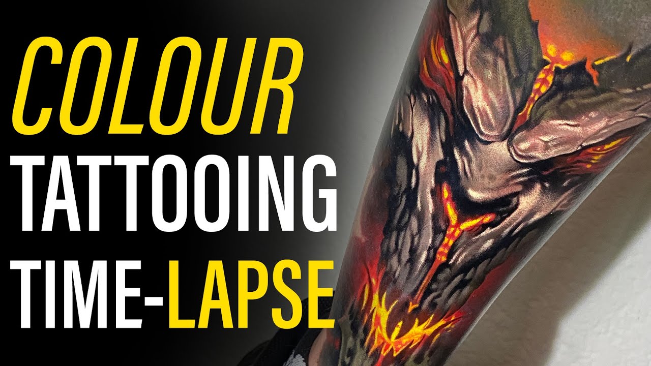 FRIDAY TIME-LAPSE || Demon Tattoo Colour