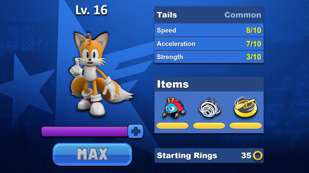 Sonic Forces Speed Battle - Tails Gameplay (Max Level)