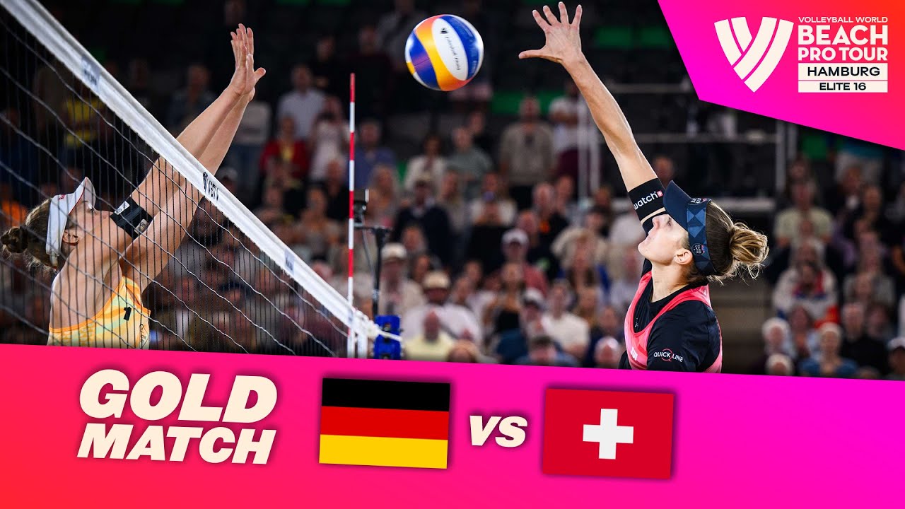 M&uuml;ller/Tillmann vs. H&uuml;berli/Brunner - Gold Match Highlights | Hamburg 2024 #BeachProTour