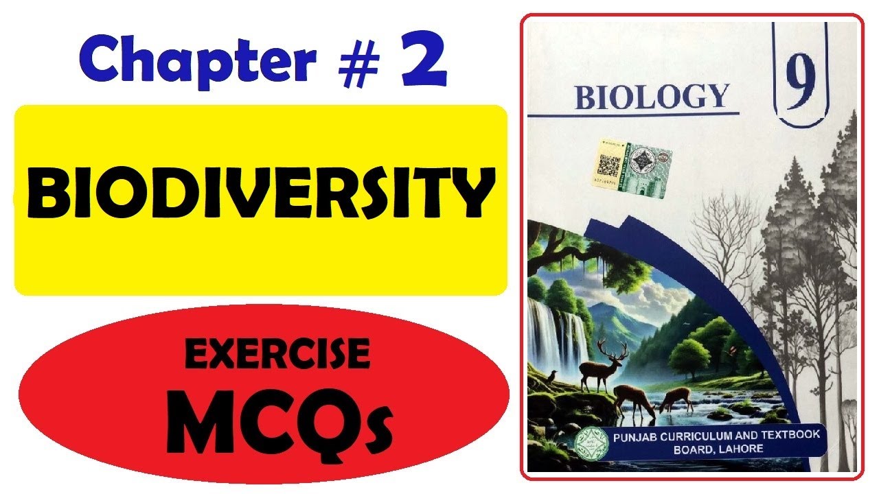 Exercise MCQs, Biodiversity, Chapter 2, Class 9, Biology 9th biology GS Academy