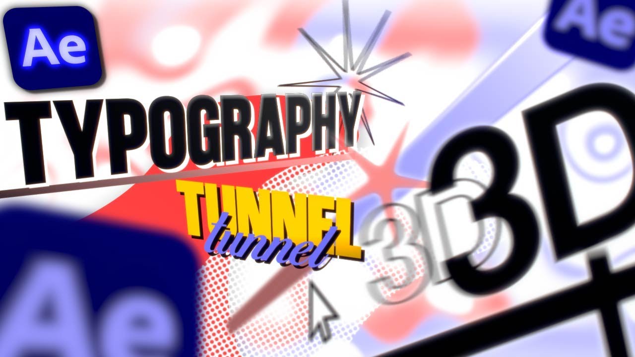 3D-камера: типографский туннель | Учебное пособие по After Effects