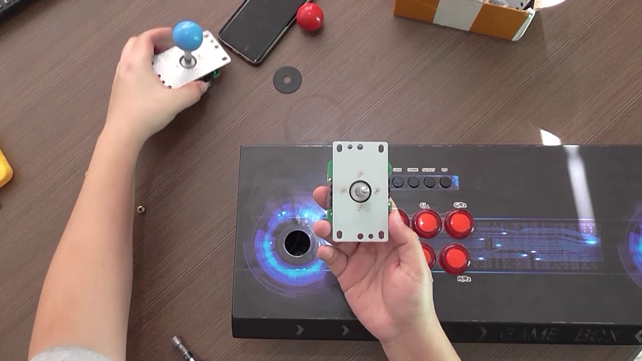 Pandora3d Games - Cambiar los Stick por clones Sanwa (Recomendado)