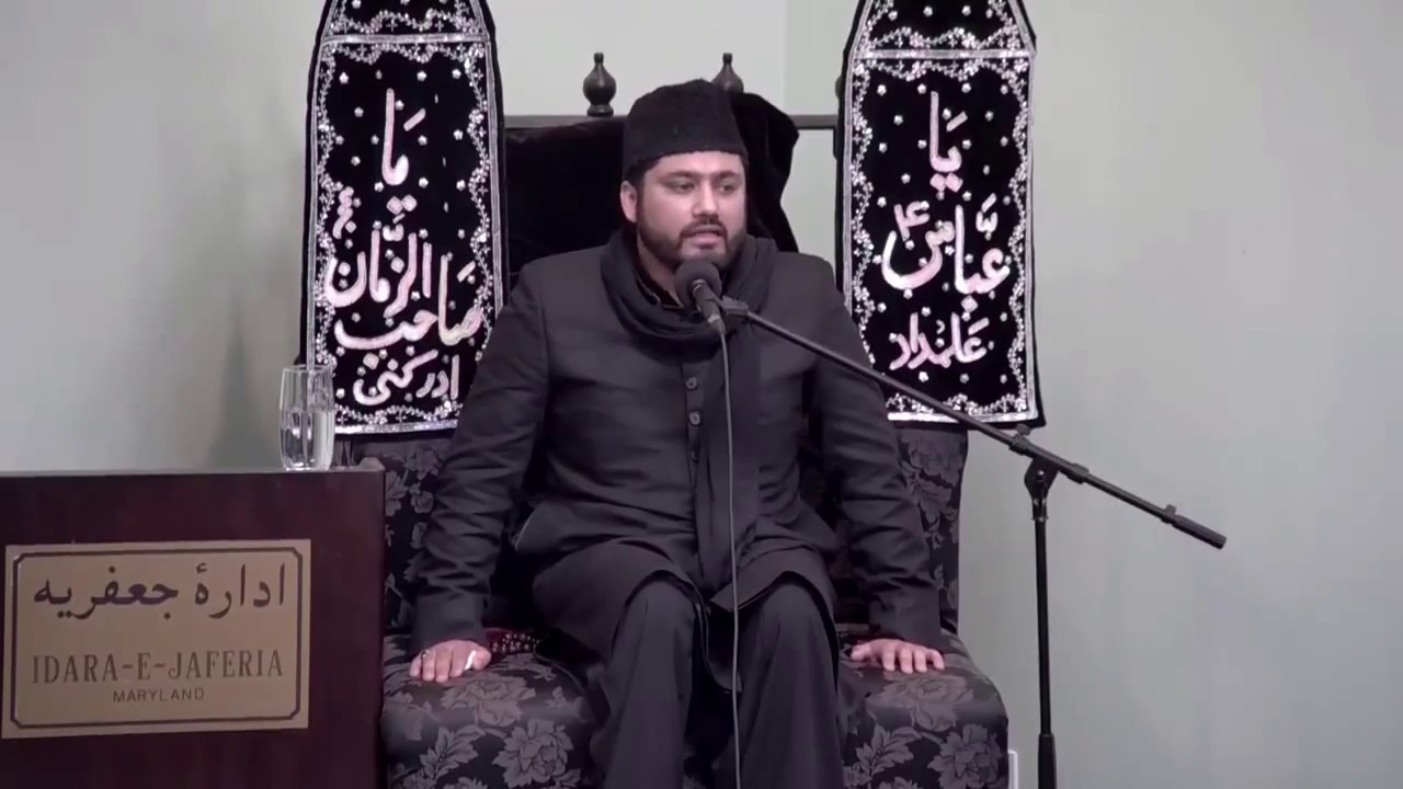 Majlis-e-Aza 8th Muharram 1439 At Idara-e-Jaferia MD USA 9-29-2017 Maulana Absar Naqvi