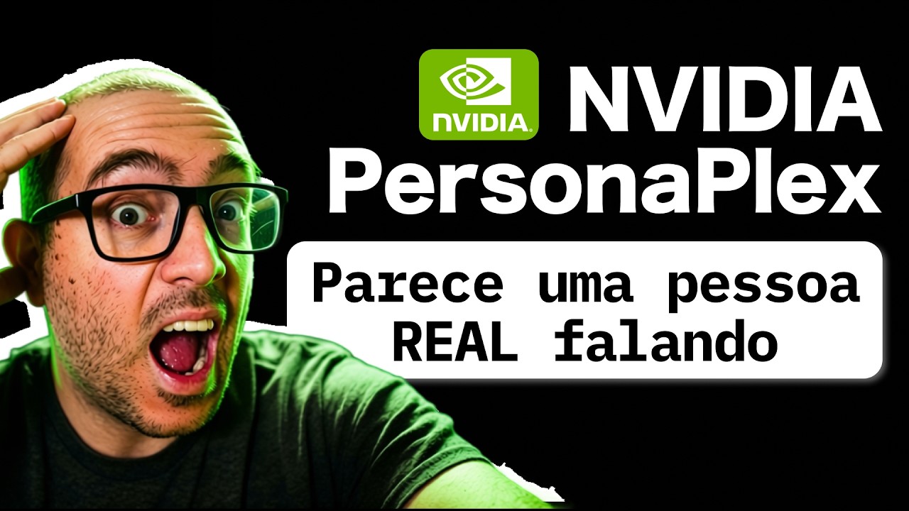 Nvidia criou o J.A.R.V.I.S - PersonaFlex A MELHOR IA de conversa que existe