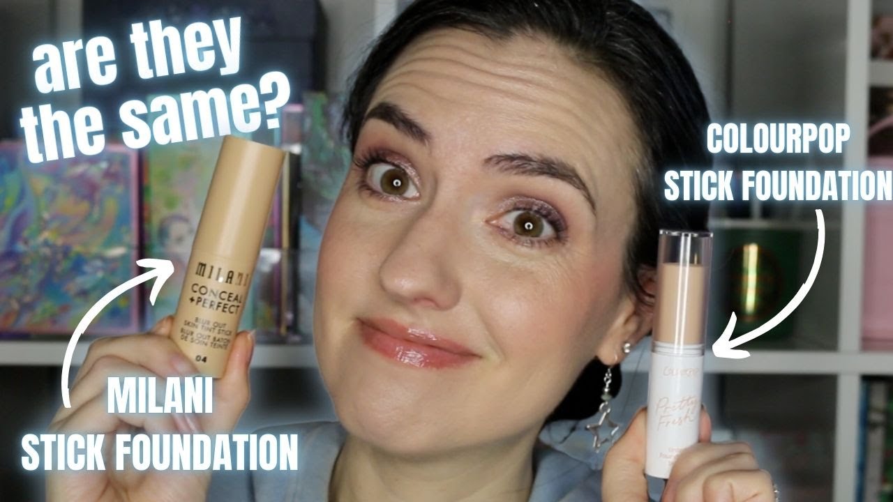 ARE THEY THE SAME? Milani Conceal + Perfect Blur Out Skin Tint Stick vs  ColourPop Pretty Fresh Tint