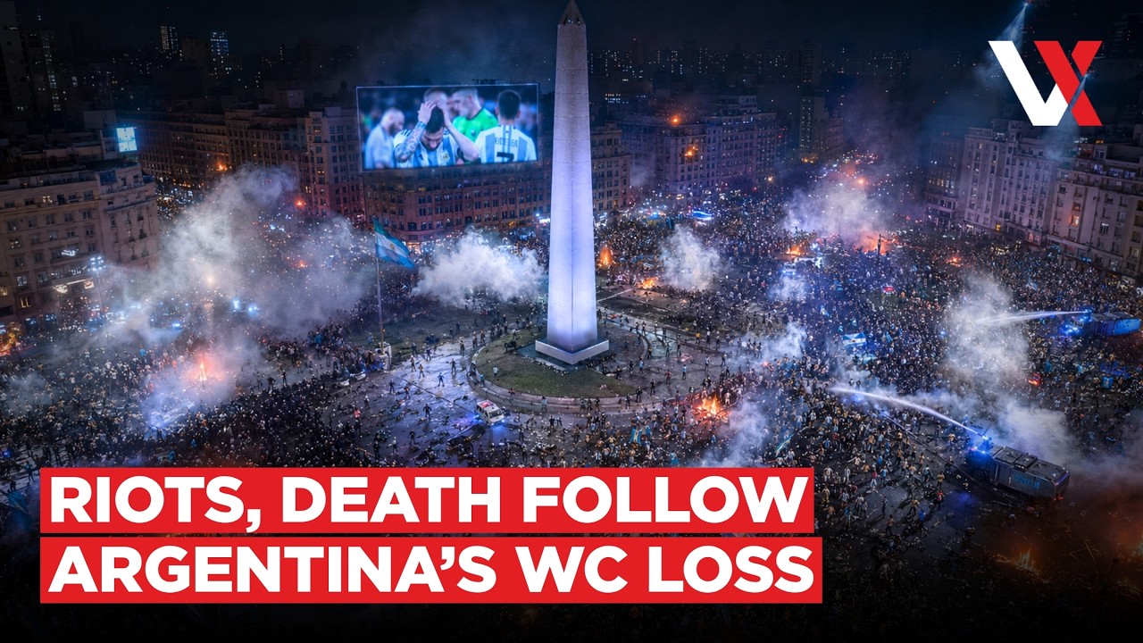 World Cup Final Descends Into Chaos | Argentina Fans Riot, Spain Celebrations End In Death | VERTEX
