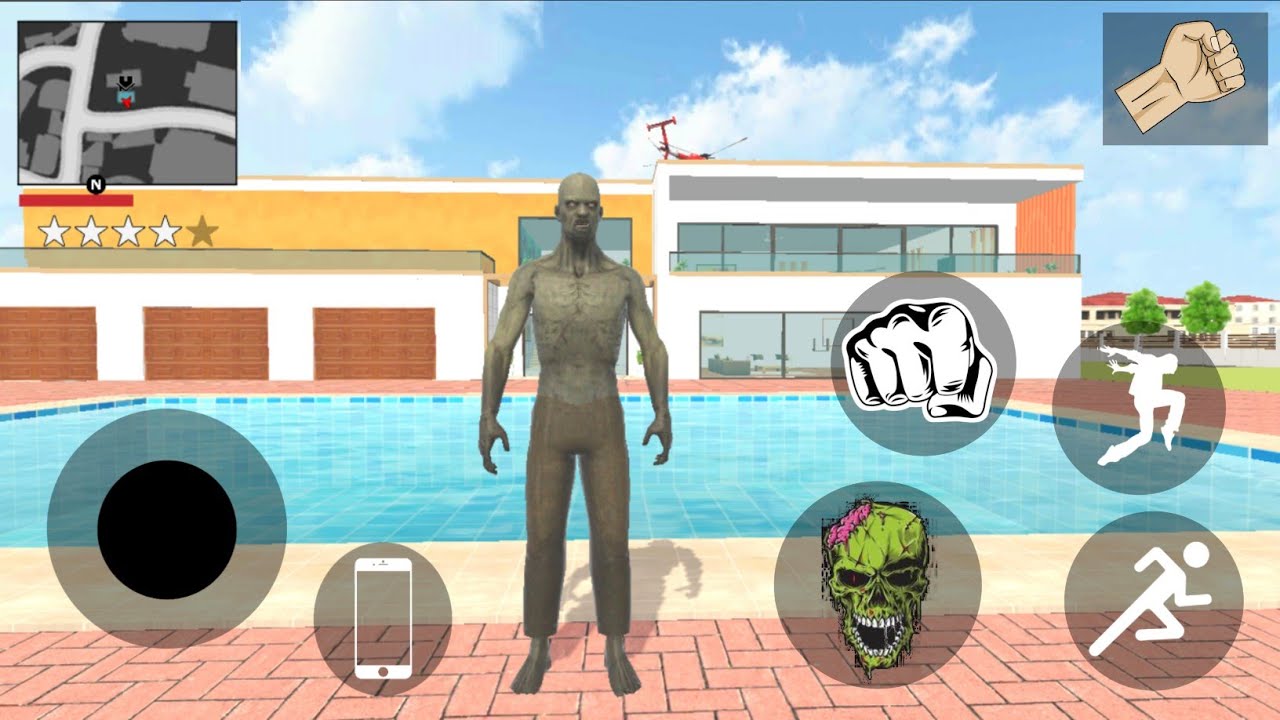 Playing as Zombie Character - IN INDIAN THEFT AUTO SIMULATOR GAME