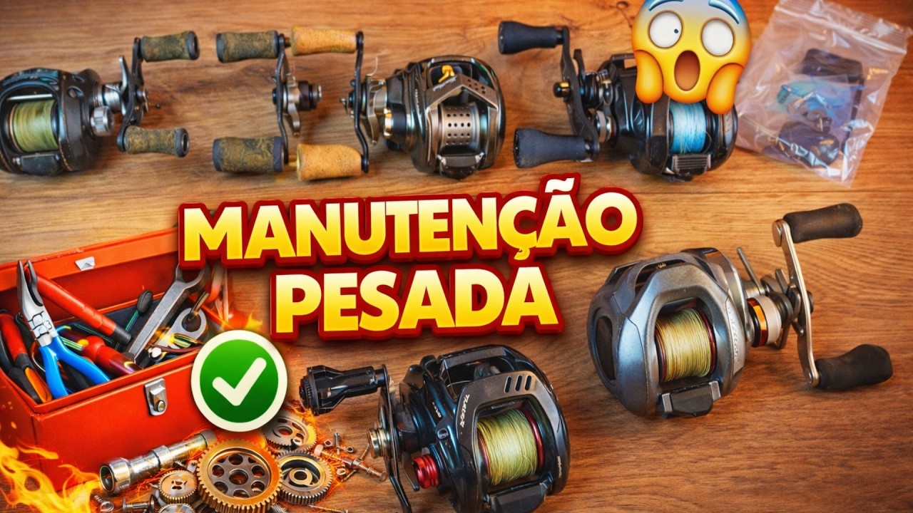 CHEGOU TUDO ISSO PRA MANUTEN&Ccedil;&Atilde;O 😳 OLHA O ESTADO DESSAS CARRETILHAS
