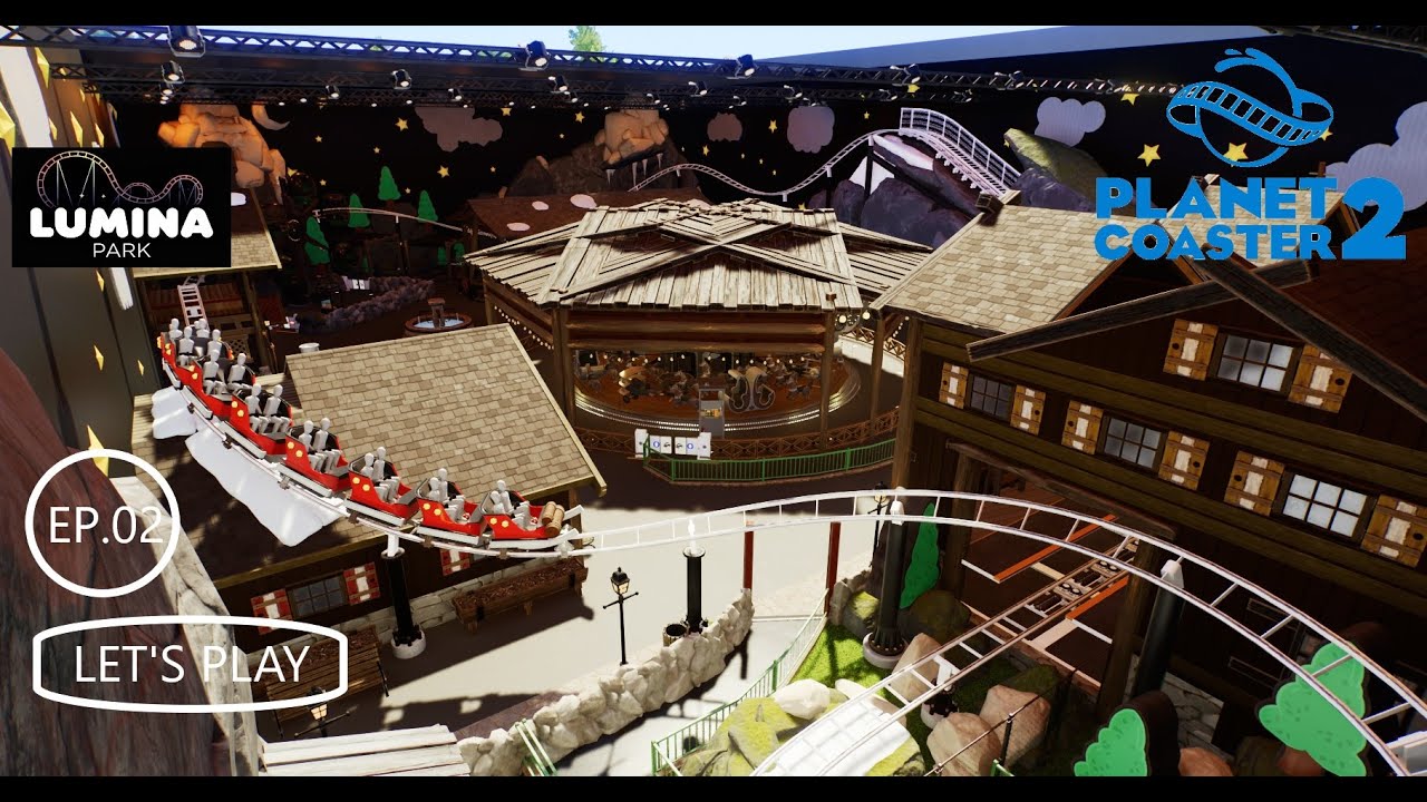 🏗️ Construction du bâtiment Indoor 😁 Let’s Play FR - Planet Coaster 2 🥳 LUMINA PARK ✨