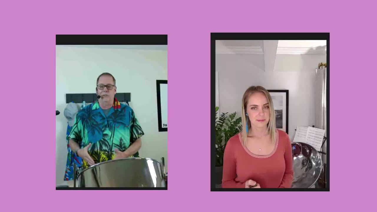 Tropical Shores Steel Drum Lessons Live Stream
