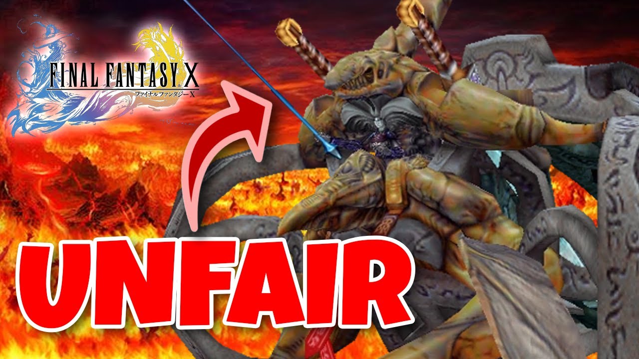 PAIN AND SUFFERING AGAINST THE HARDEST BOSS IN FINAL FANTASY X