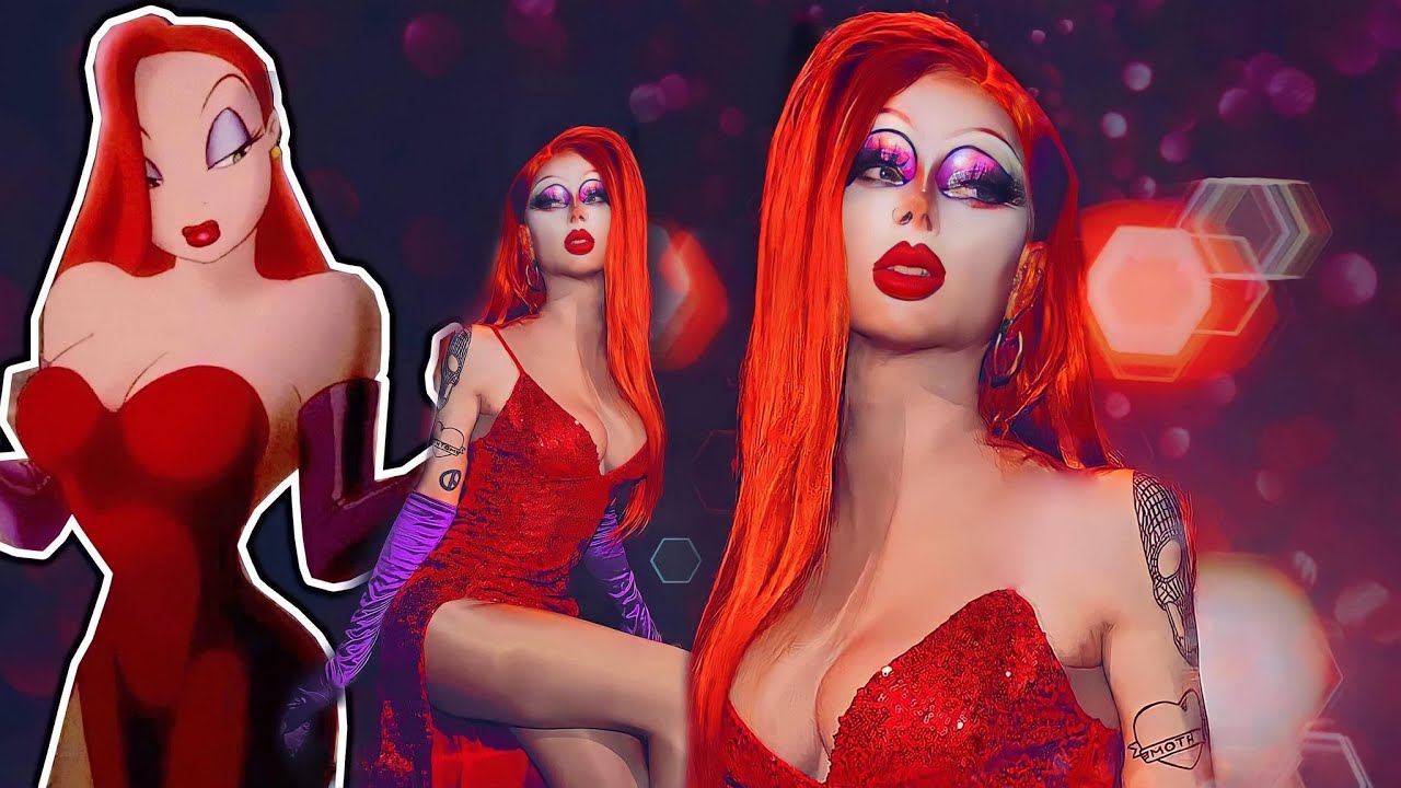 JESSICA RABBIT - Drag Transformation Tutorial (MtF)