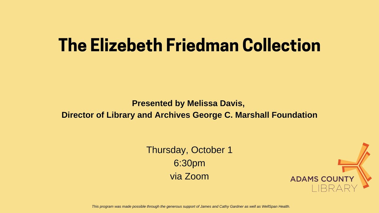 The Elizebeth Friedman Collection