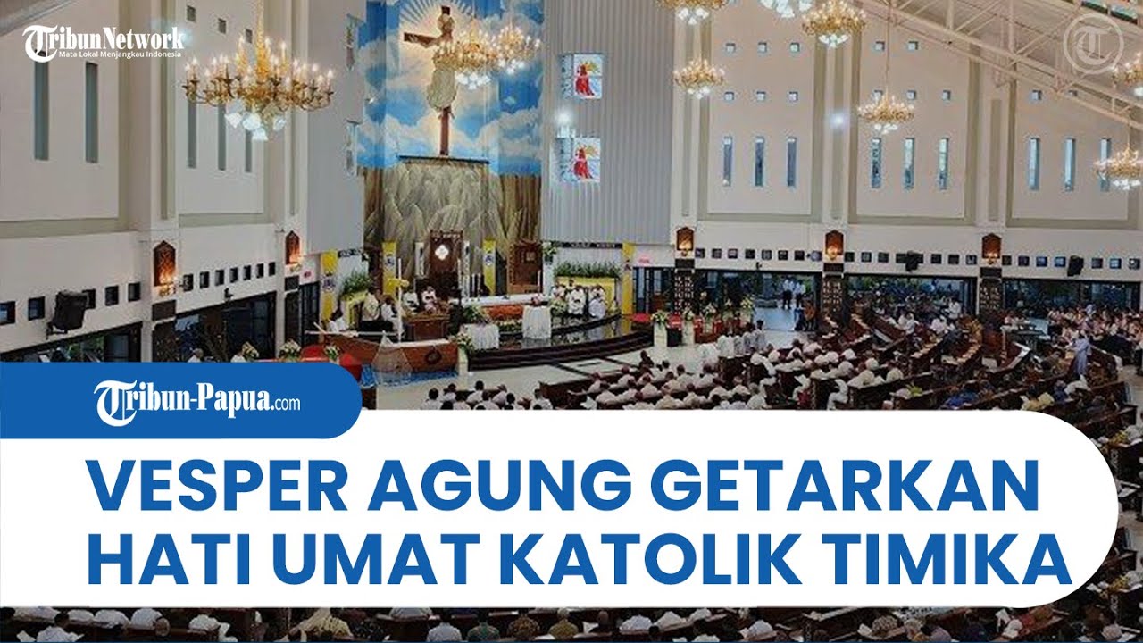 Detik-detik Jelang Pentahbisan Uskup Baru: Vesper Agung Getarkan Hati Umat Katolik di Timika