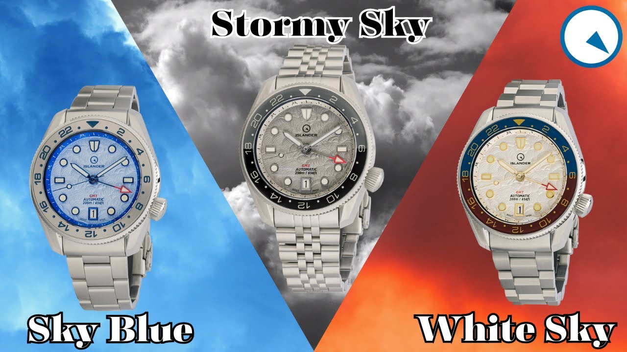 Наш лучший циферблат на сегодняшний день? Islander JFK GMT уже здесь! Затеряйтесь в облаках!