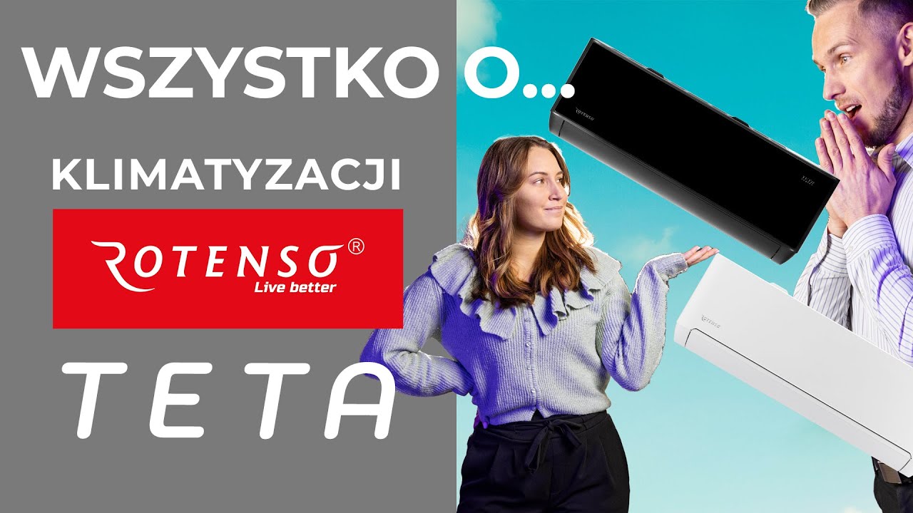 ❄️🔥 Klimatyzacja ROTENSO TETA 💎Nowoczesny design w Twoim domu!