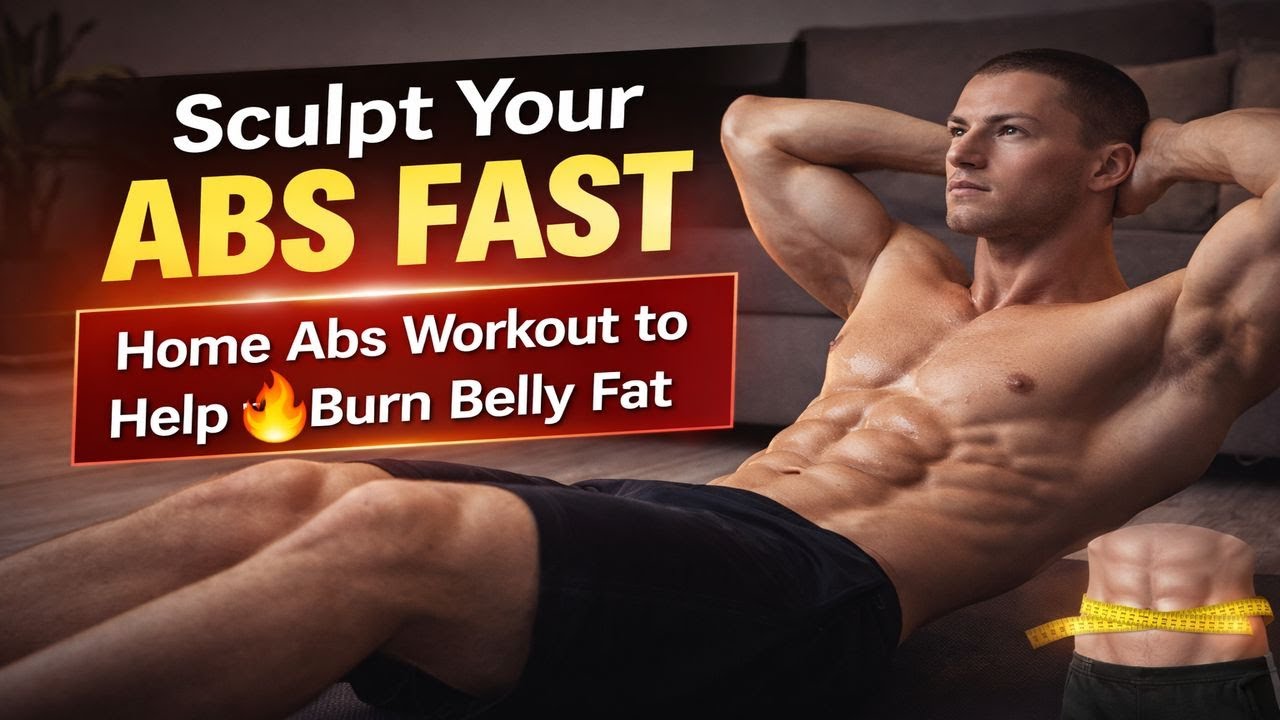 Sculpt Your ABS FAST | Home Abs workout to help burn belly Fat