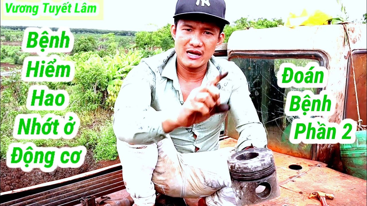 Nhớt ra hơi xả.các bệnh thường gặp ở máy xúc.nhớt ra ống xả.Sửa xe cuốc. máy xúc ra nhớt ống xả