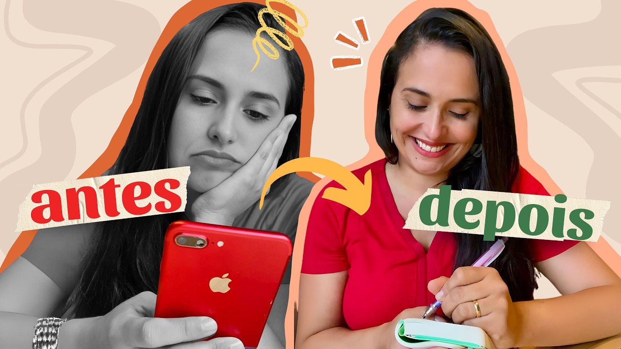 Um CADERNO para te salvar do vício do celular e rolagem de tela infinita! 📲