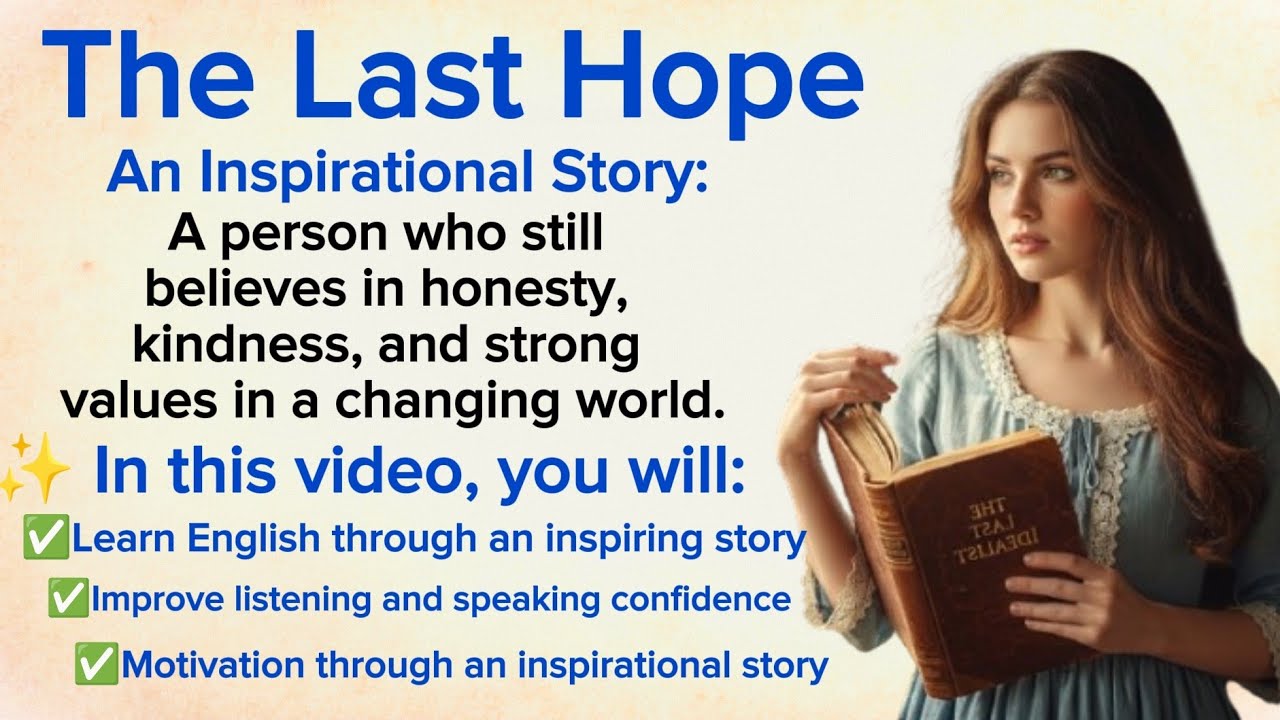 An Inspirational Story: The Last Idealist ⭐ English Speaking Practice ✅ Level 3 