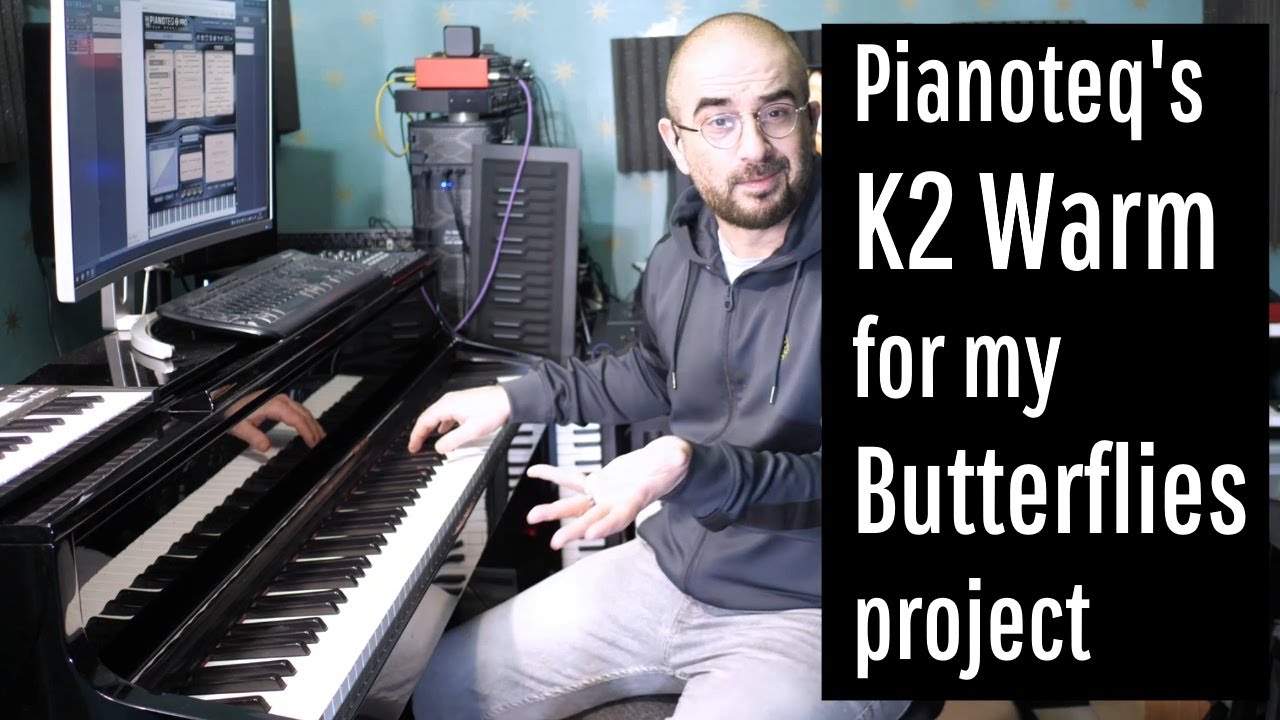 Pianoteq's K2 Warm preset for my 'Butterflies' project 🦋🎹