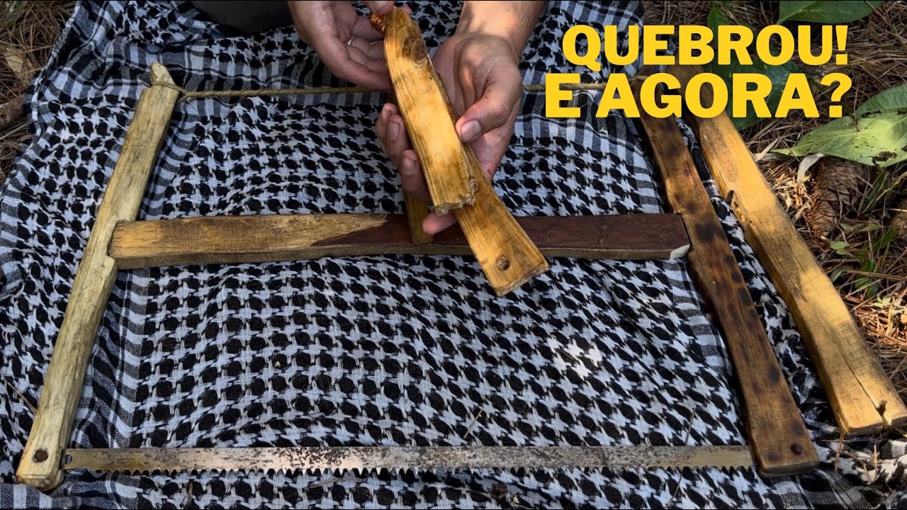 Minha Serra Quebrou! Como Consertar No Meio Do Mato? 