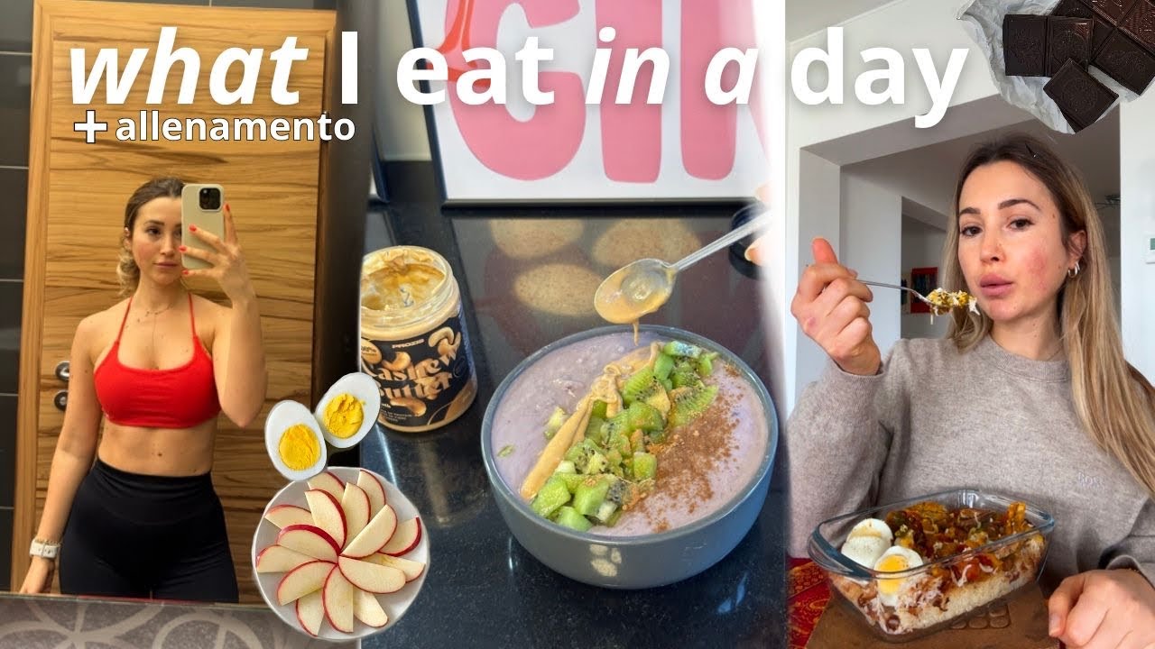 WHAT I EAT IN A DAY + allenamento & update libri/serie tv