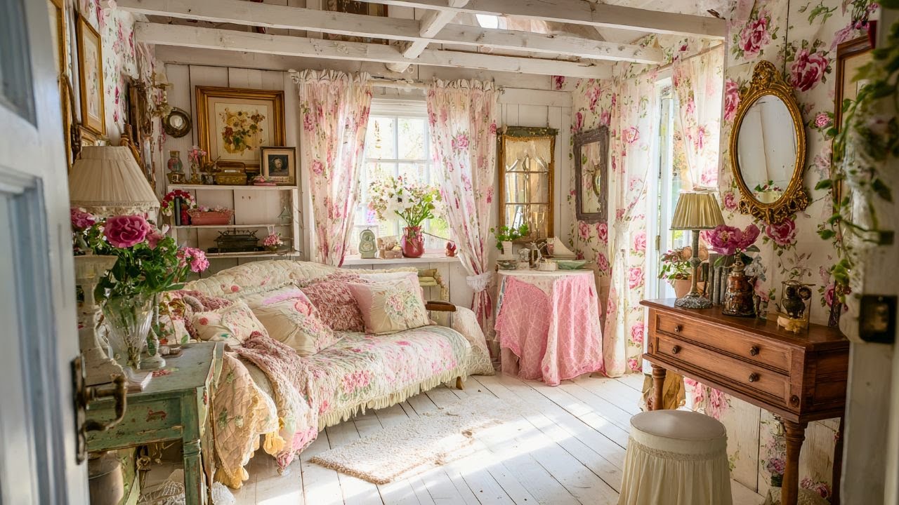 Vintage Shabby Chic Decor for a Small Cottage Farmhouse