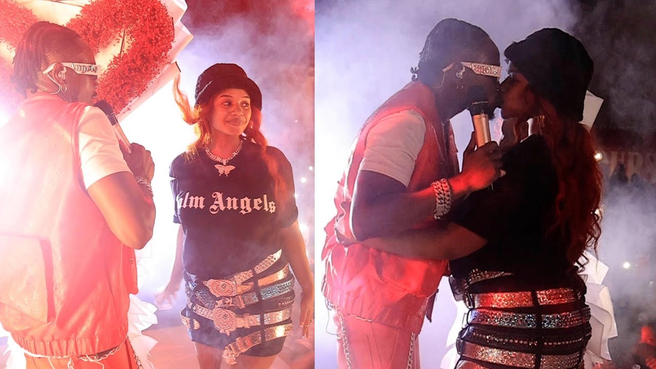 MAHABA YA PAULA KWA MARIOO AMPELEKEA UA NA KUMBUSU STEJINI